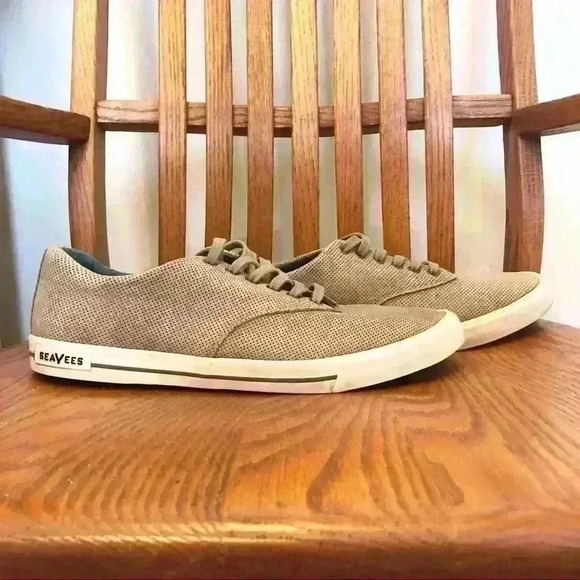 SeaVees Tan, Suede, “Hermosa Sneaker”, Size 10.5 - Picture 9 of 10